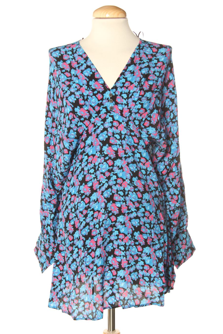 Robe casual Pull & Bear de la taille S, de couleur fleurs