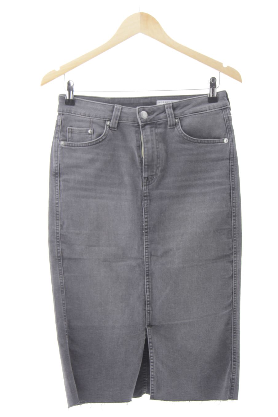 Jupe H&M de la taille 38, de couleur gris de denim