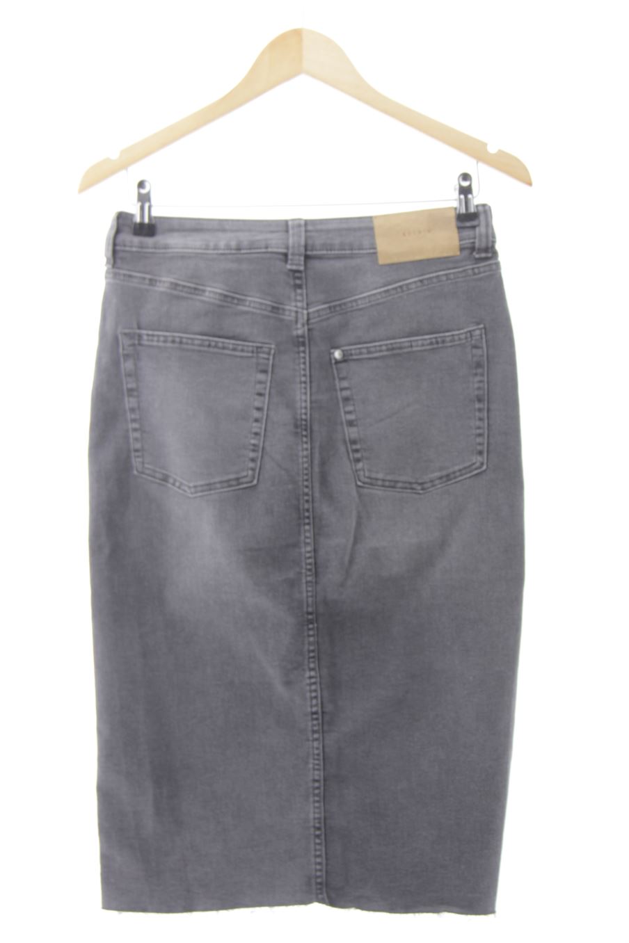 Jupe H&M de la taille 38, de couleur gris de denim
