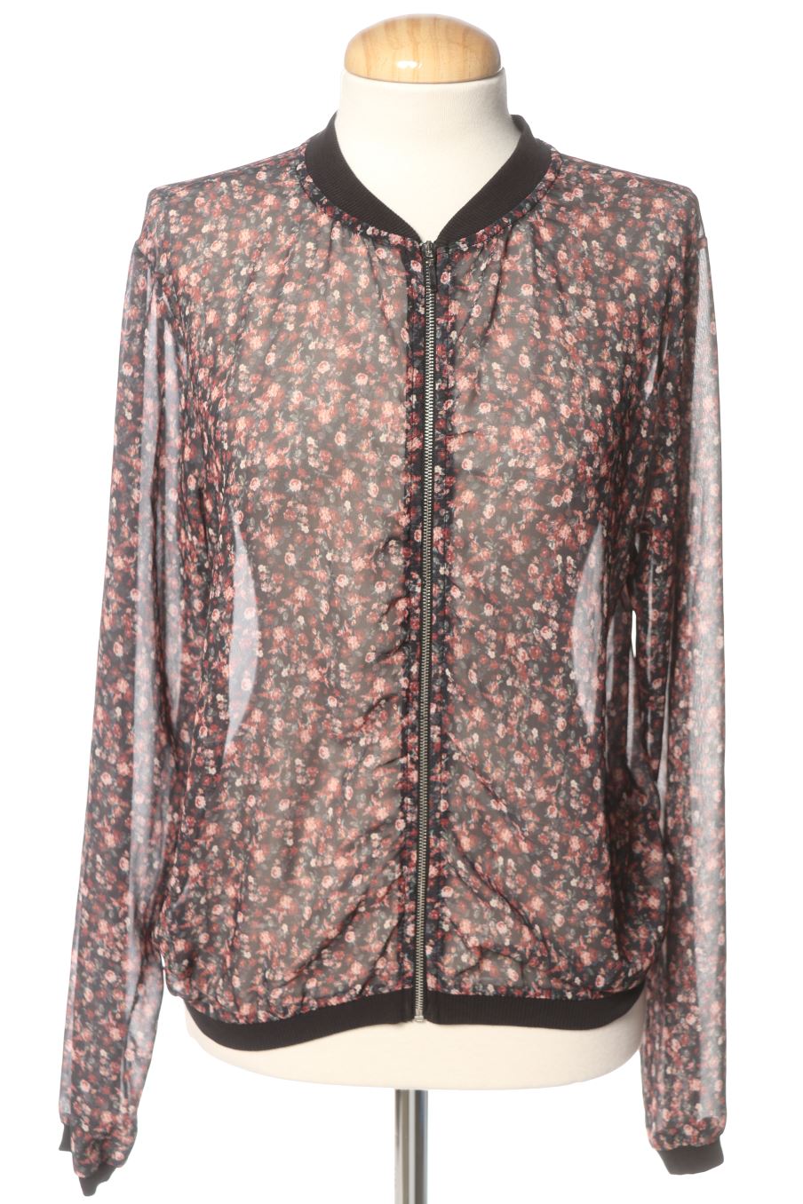 Blusa a maniche lunghe de Stradivarius de la talla M, de color fiori