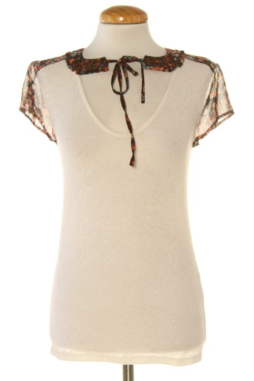Blusa a maniche corte