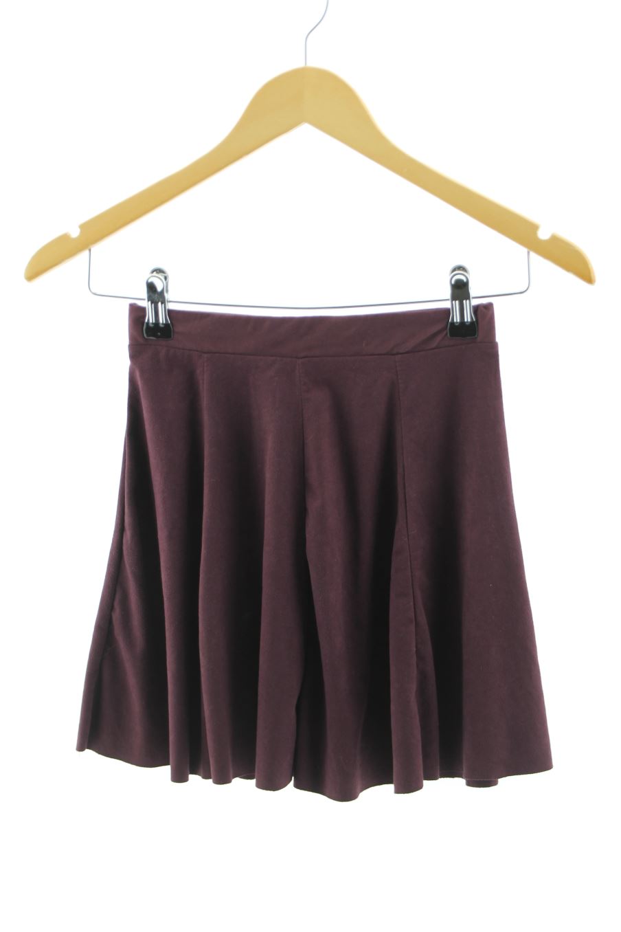 Falda de Bershka de la talla XS, de color morado
