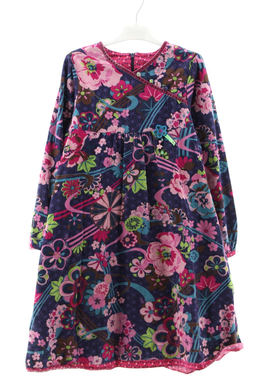 Robe kenzo de la taille 12 ans de velours côtelé de seconde main