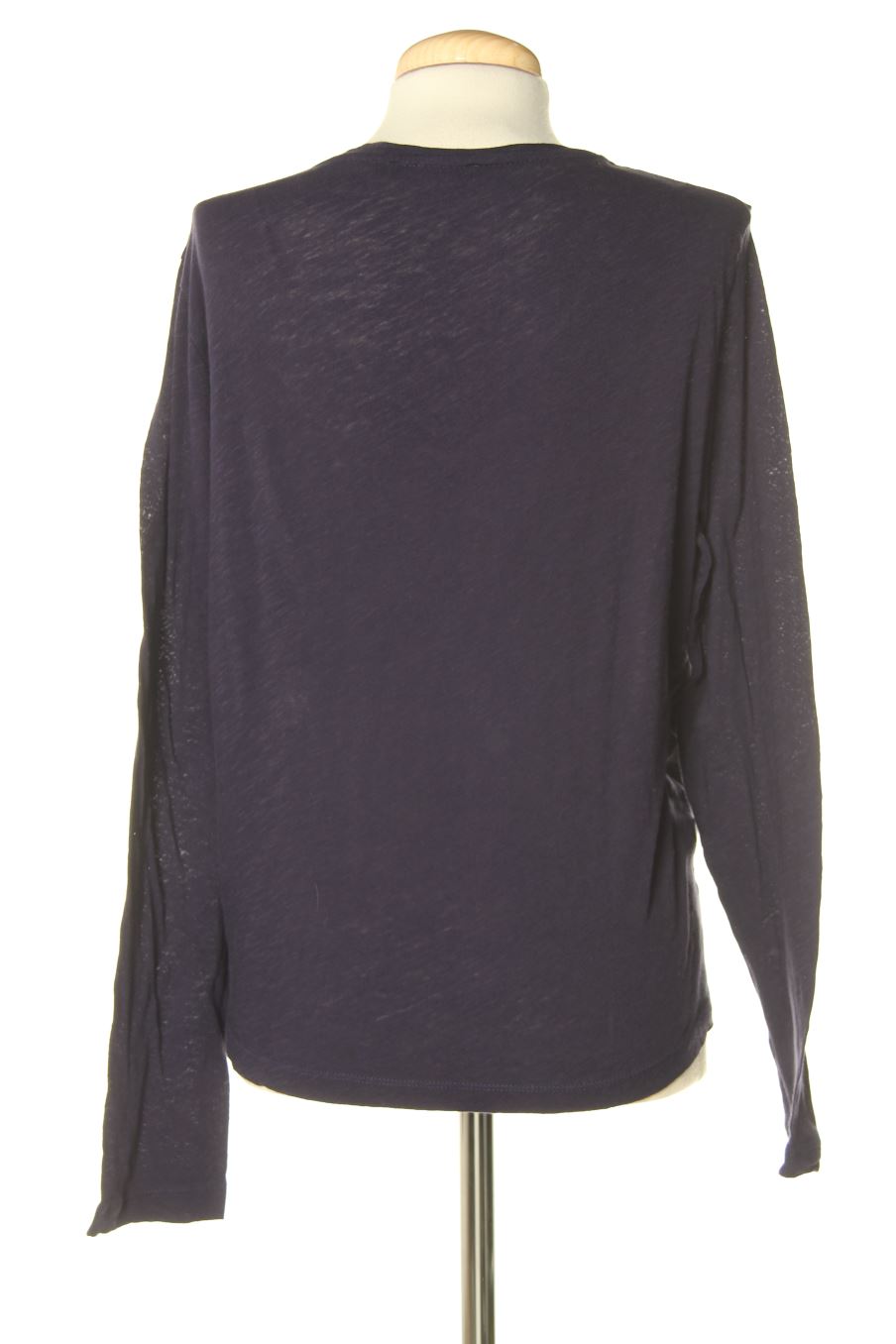 T-shirt à manches longues Monoprix de la taille M, de couleur bleu marine