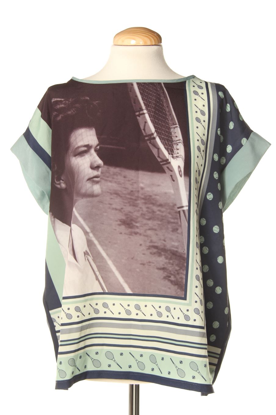 Blusa de manga corta de Nice Things de la talla 40, de color estampado