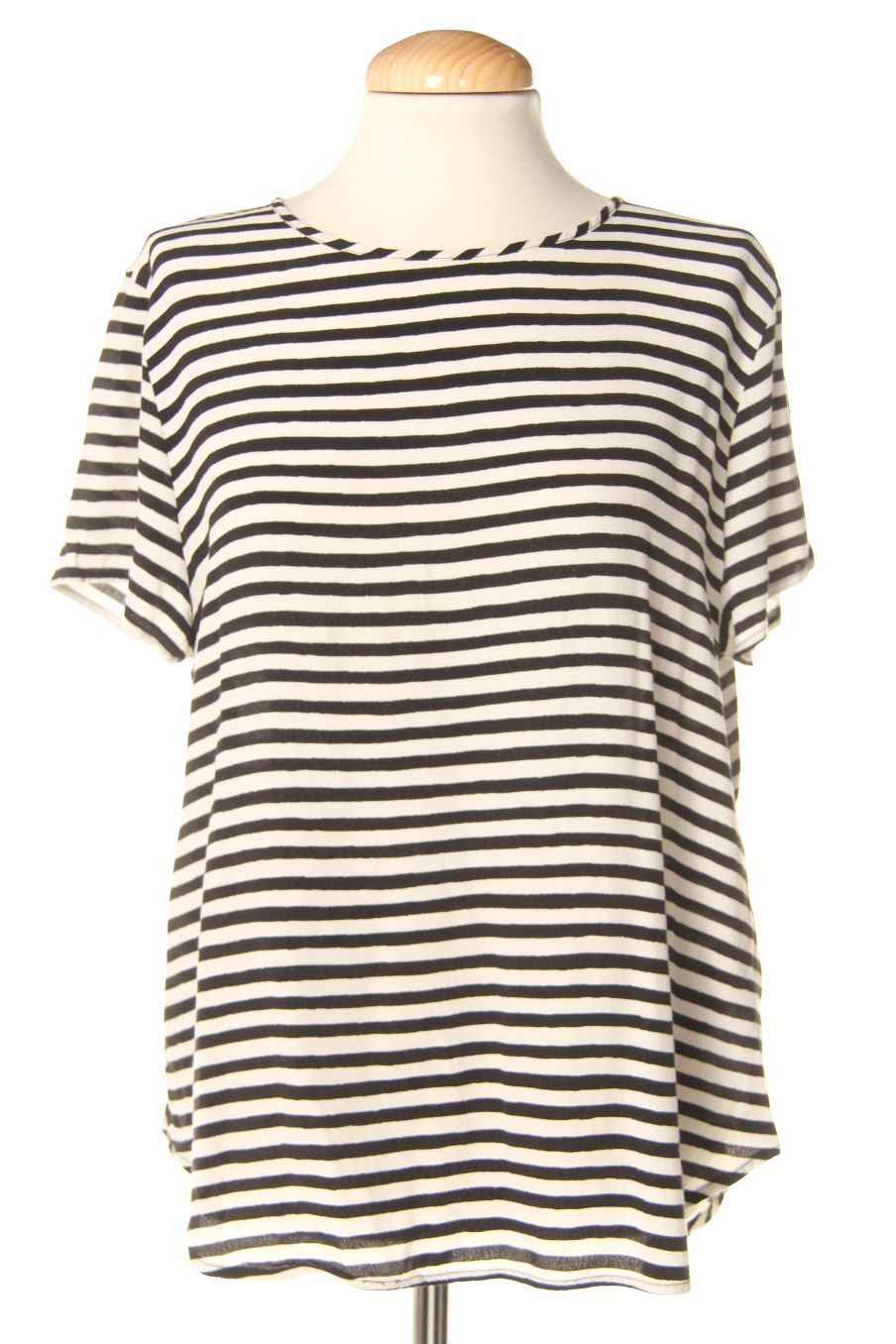 Blouse à manches courtes H&M de la taille 40, de couleur rayures