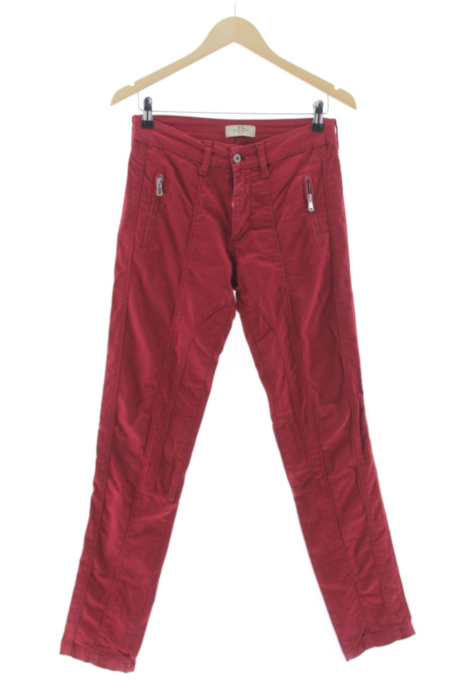 Pantalon Desgaste de la taille 38, de couleur bordeaux