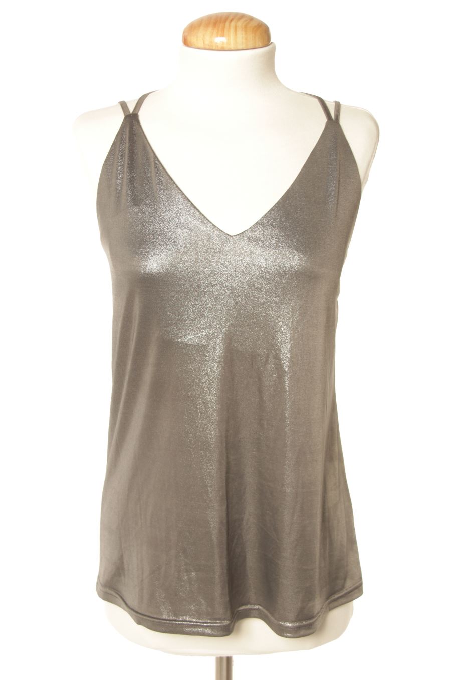 Top Molly Bracken de la taille S, de couleur argenté