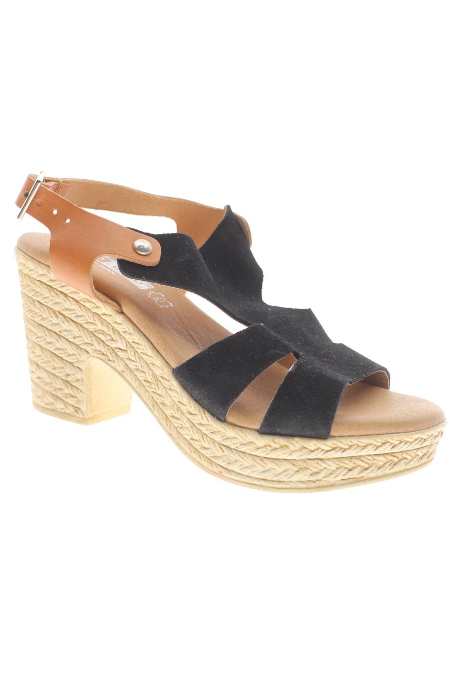 Sandalias tacon de DIGO DIGO de la talla 36, de color negro de