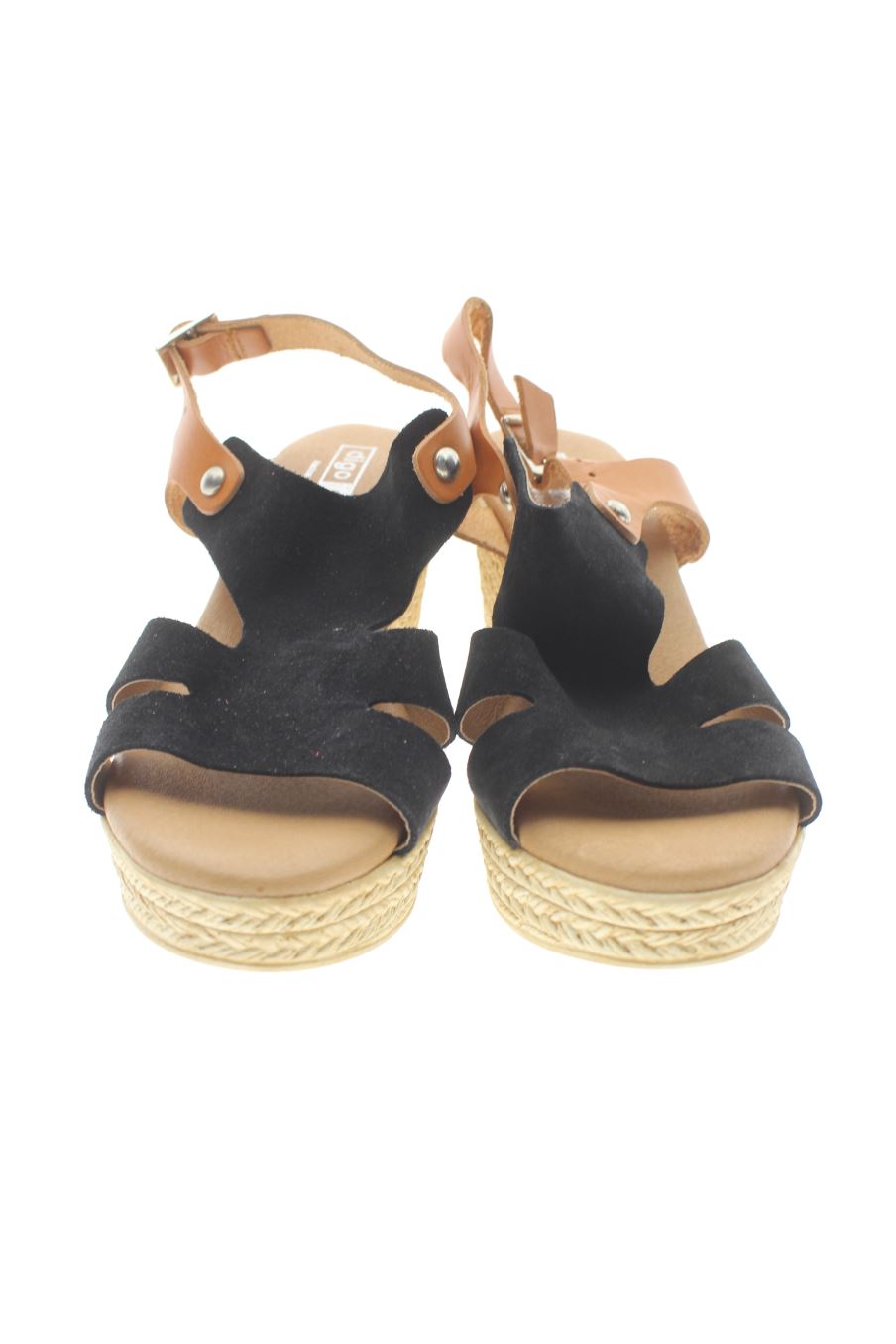Sandalias tacon de DIGO DIGO de la talla 36, de color negro de
