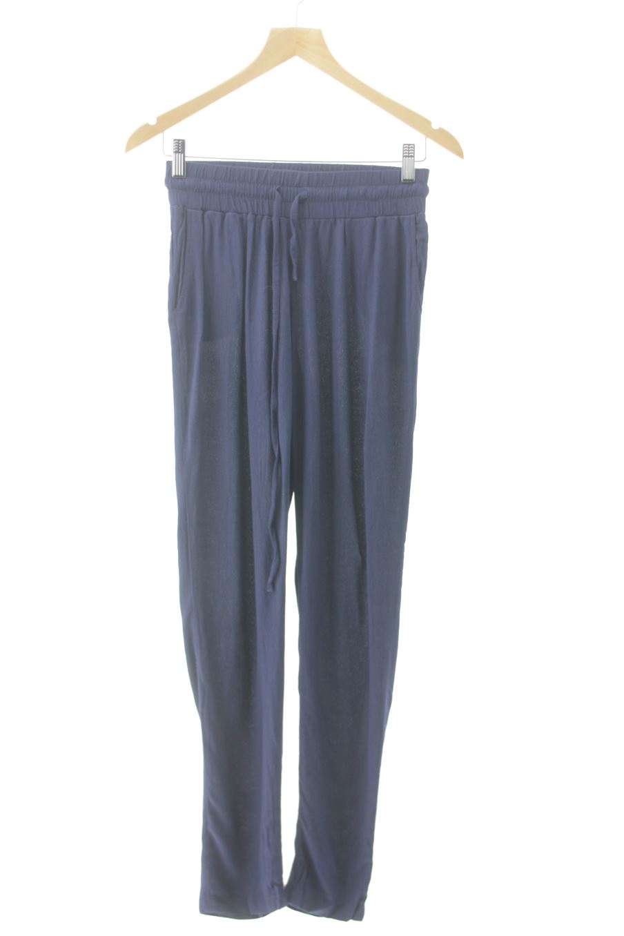 Pantalon Casual Monoprix de la taille 36, de couleur bleu marine