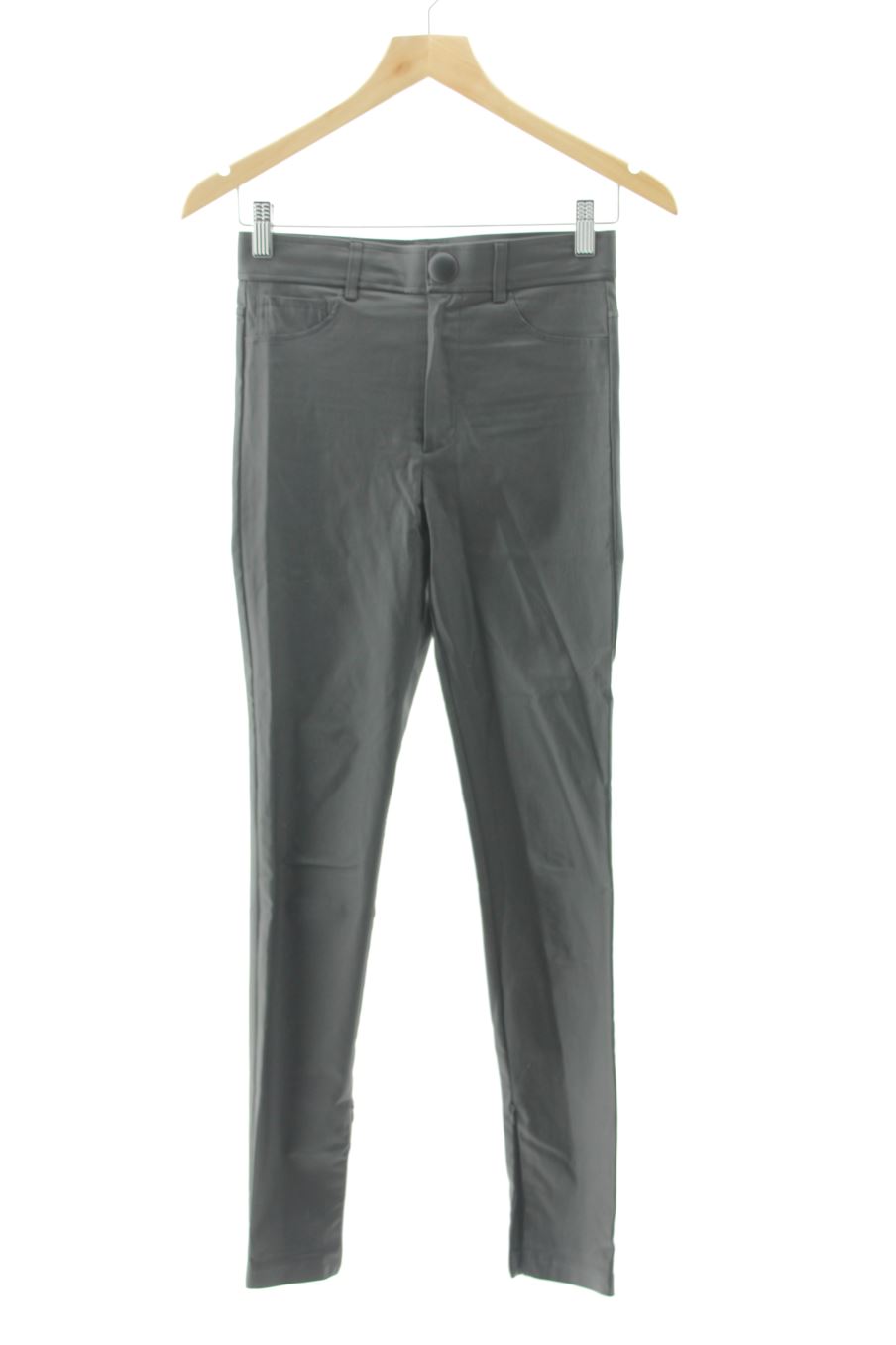 Pantalon Zara de la taille S, de couleur noir de synthétique
