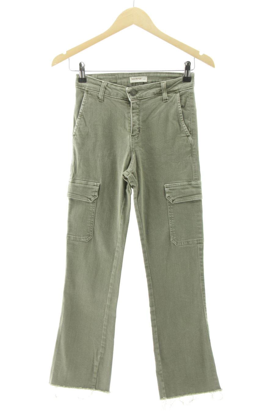 Vaquero de Brownie de la talla XXS, de color verde de ropa vaquera
