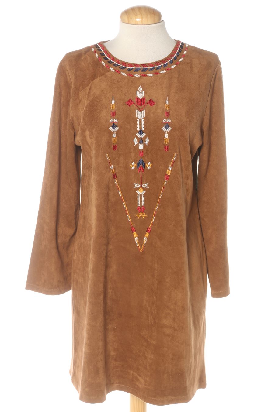 Einfaches Kleid von Mosnova Größe M, Farbe Braun, für