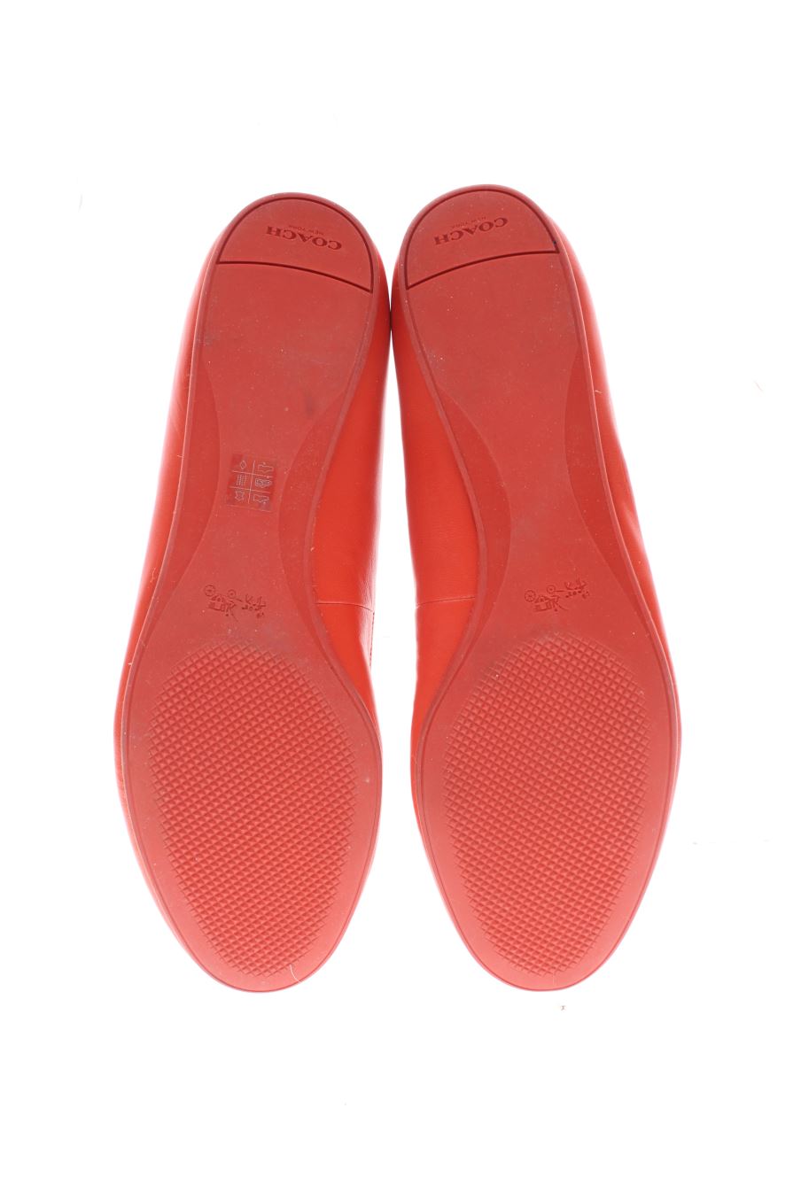 Bailarinas de Coach de la talla 39, de color naranja de