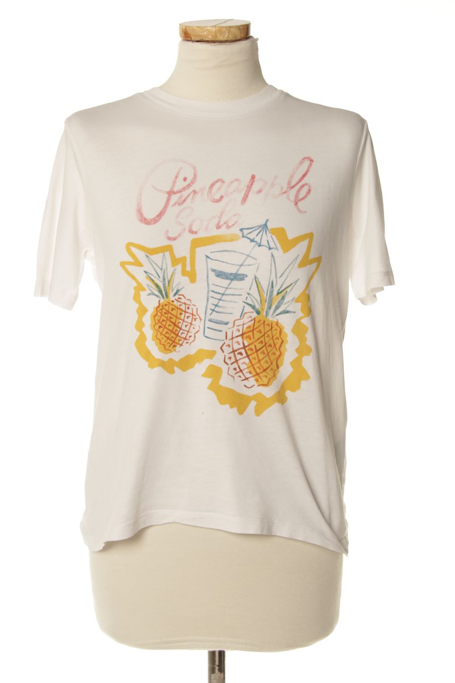 Camiseta de H&M de la talla XS, de color blanco