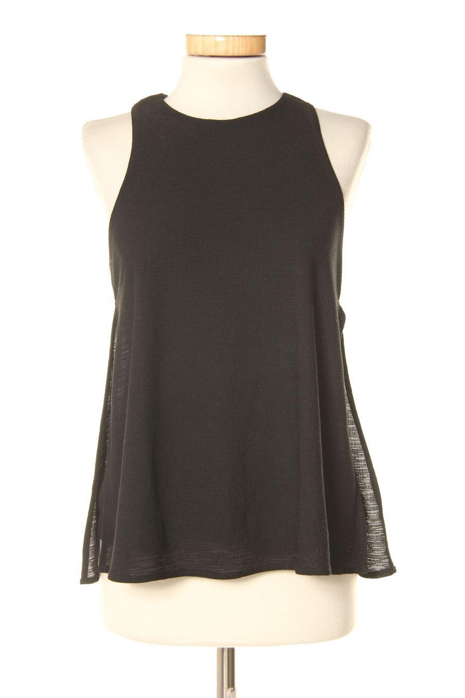 Top Mango de la taille XS, de couleur noir