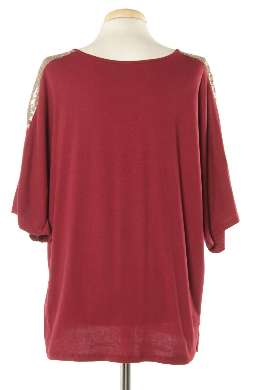 T-shirt Made in italy de la taille 40, de couleur bordeaux