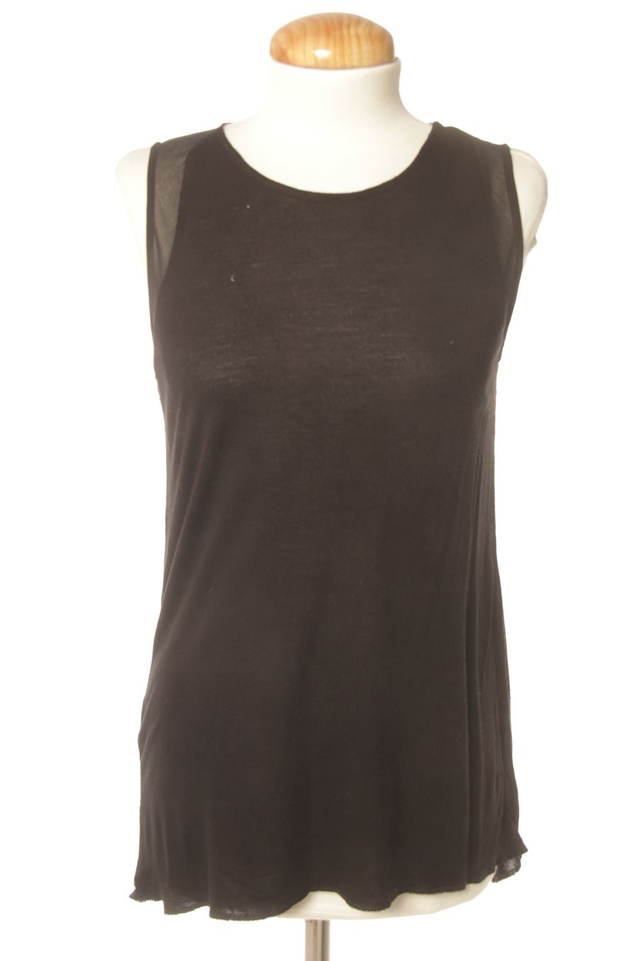 Camiseta sin mangas de Mango de la talla S, de color negro