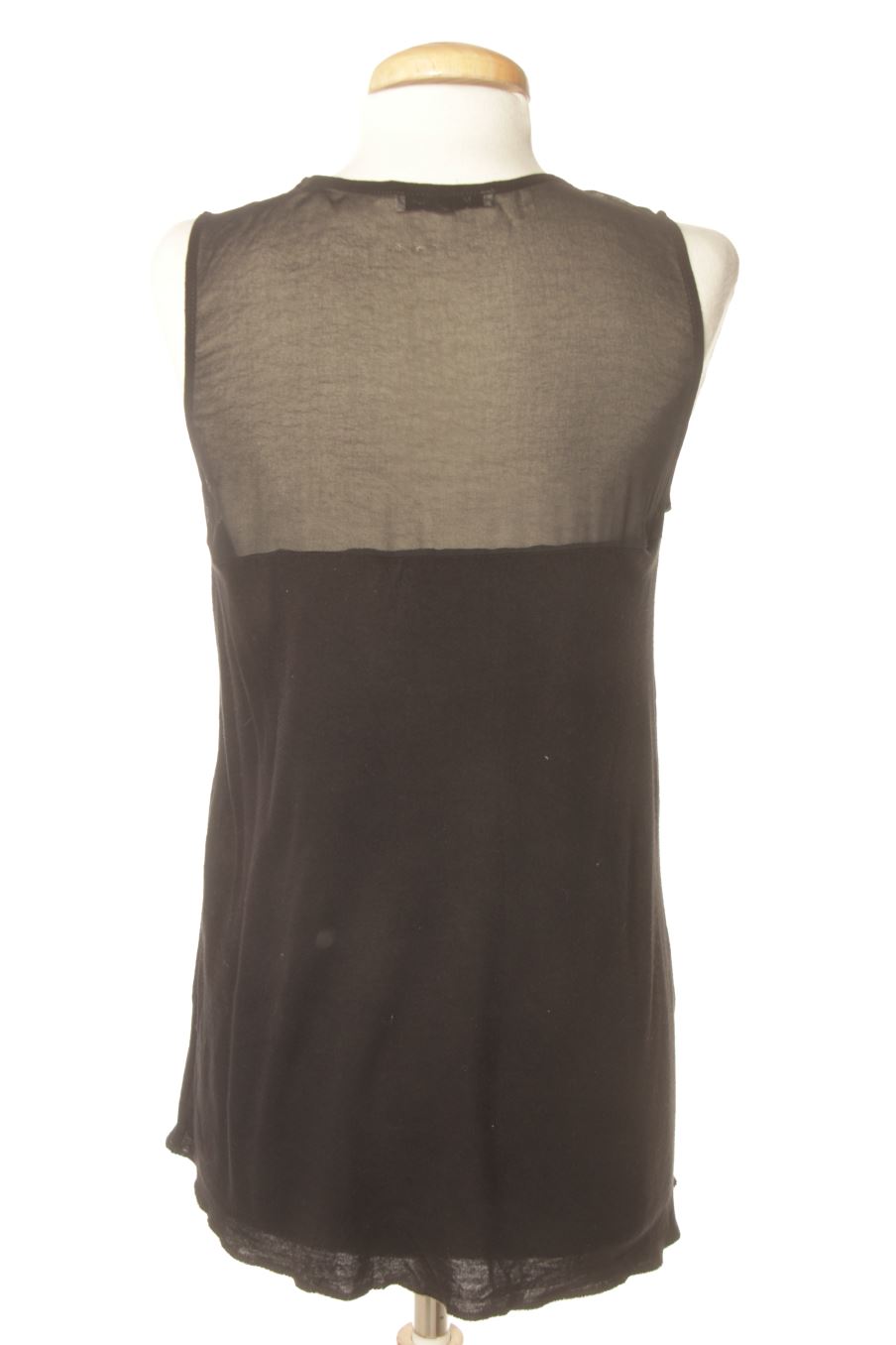 Camiseta sin mangas de Mango de la talla S, de color negro