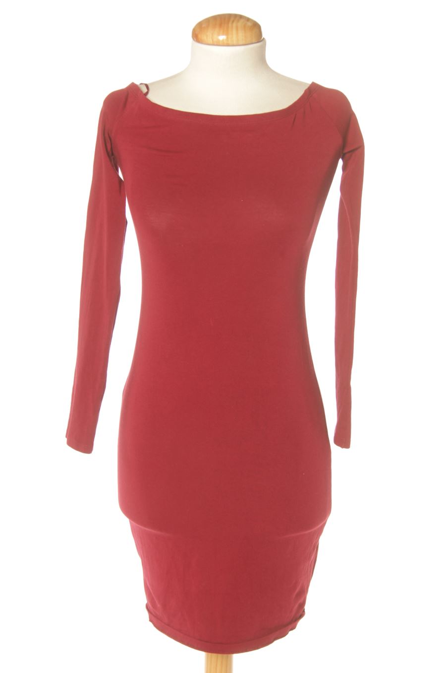 Vestido casual de Express de la talla XS, de color burdeos