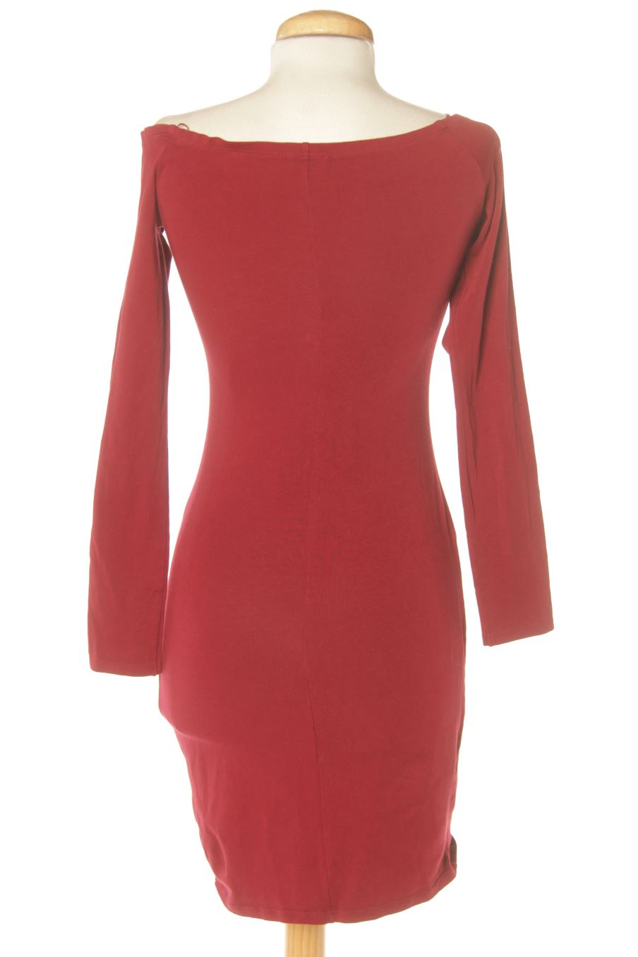 Vestido casual de Express de la talla XS, de color burdeos