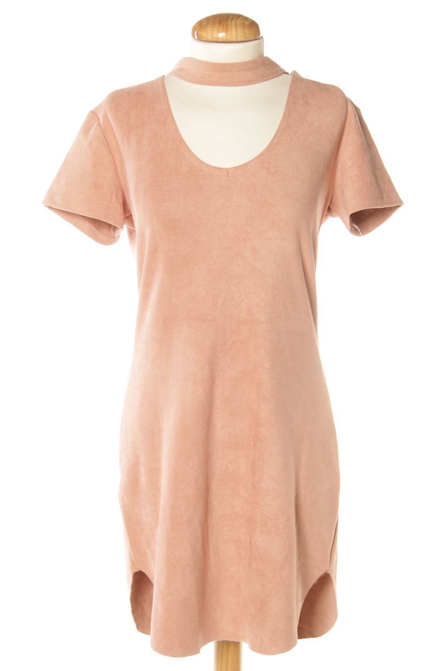Robe casual Red queen de la taille L, de couleur rose