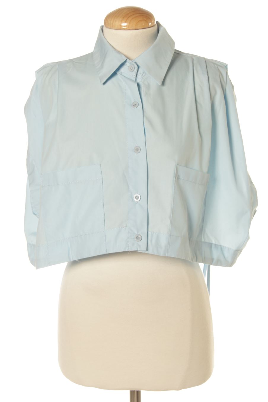 Chemise Flamant Rose de la taille S, de couleur bleu