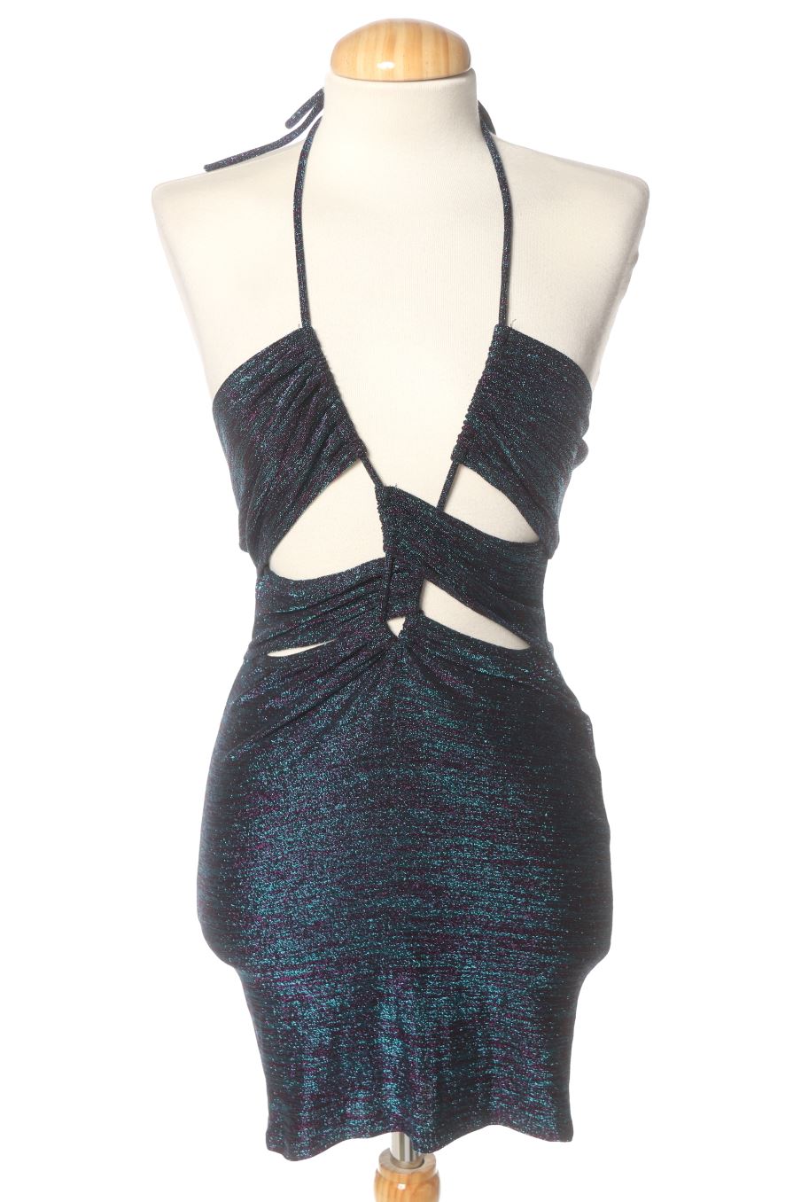 Robe casual Pull & Bear de la taille S, de couleur bleu