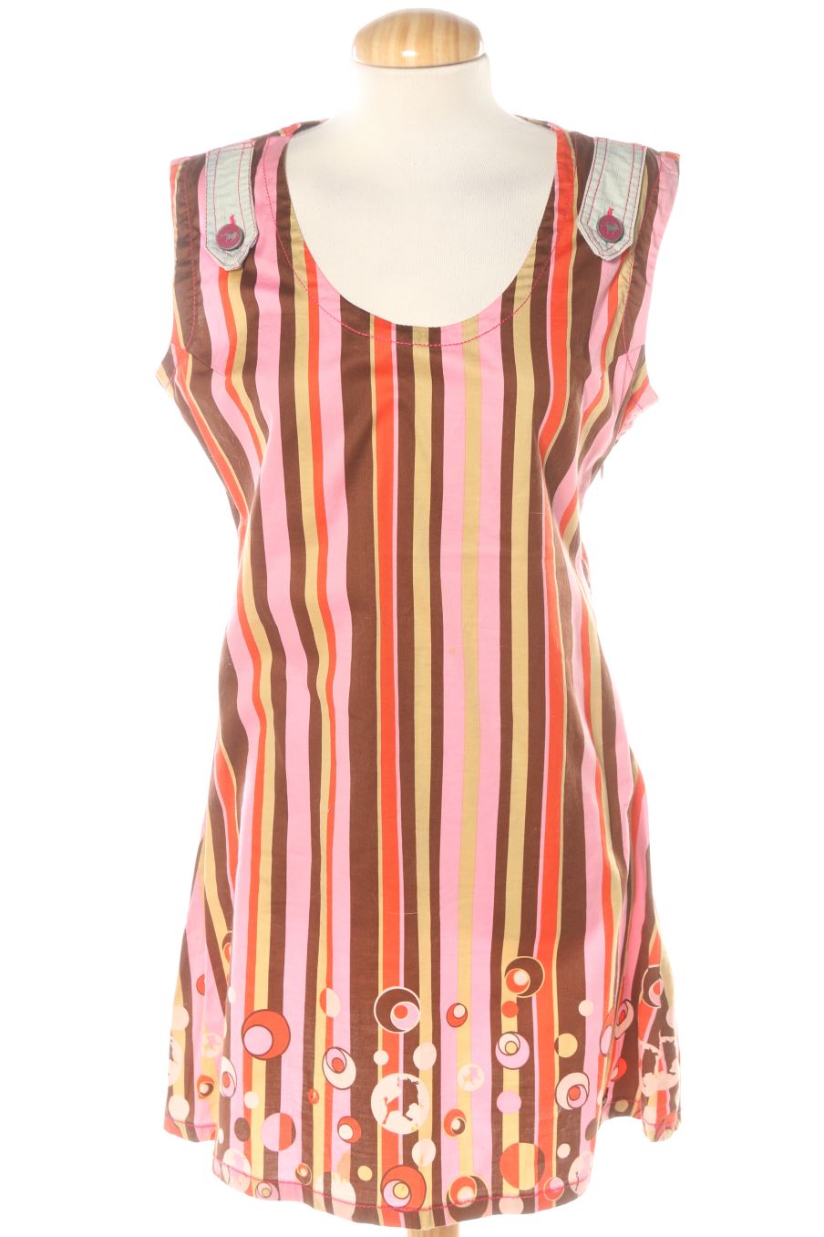 Robe casual Lois de la taille M, de couleur rayures