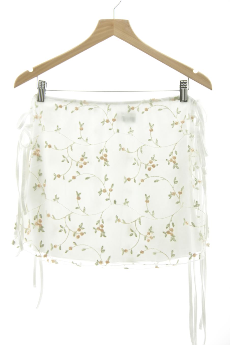 Jupe PERCENTIL de la taille L, de couleur blanc