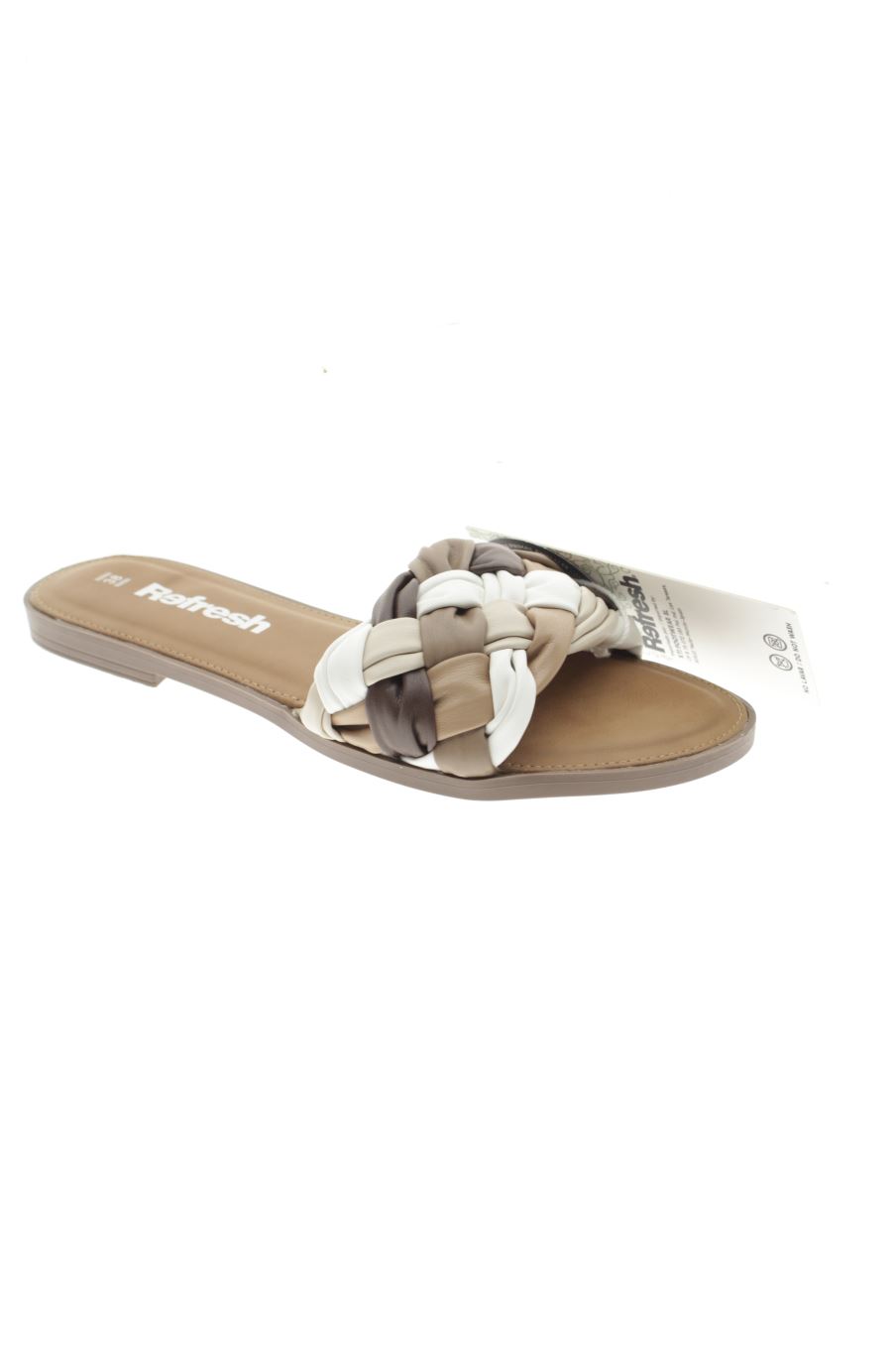Sandalias planas de Refresh de la talla 38, de color marrón de