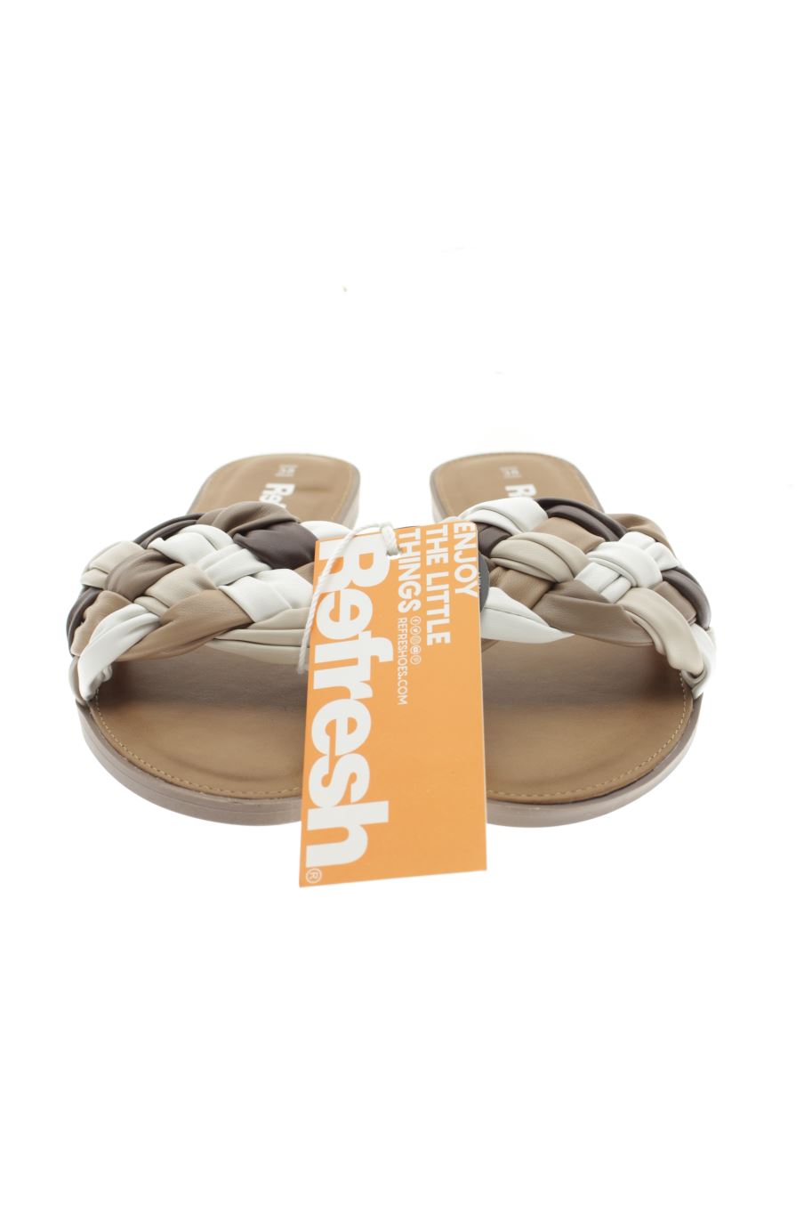 Sandalias planas de Refresh de la talla 38, de color marrón de