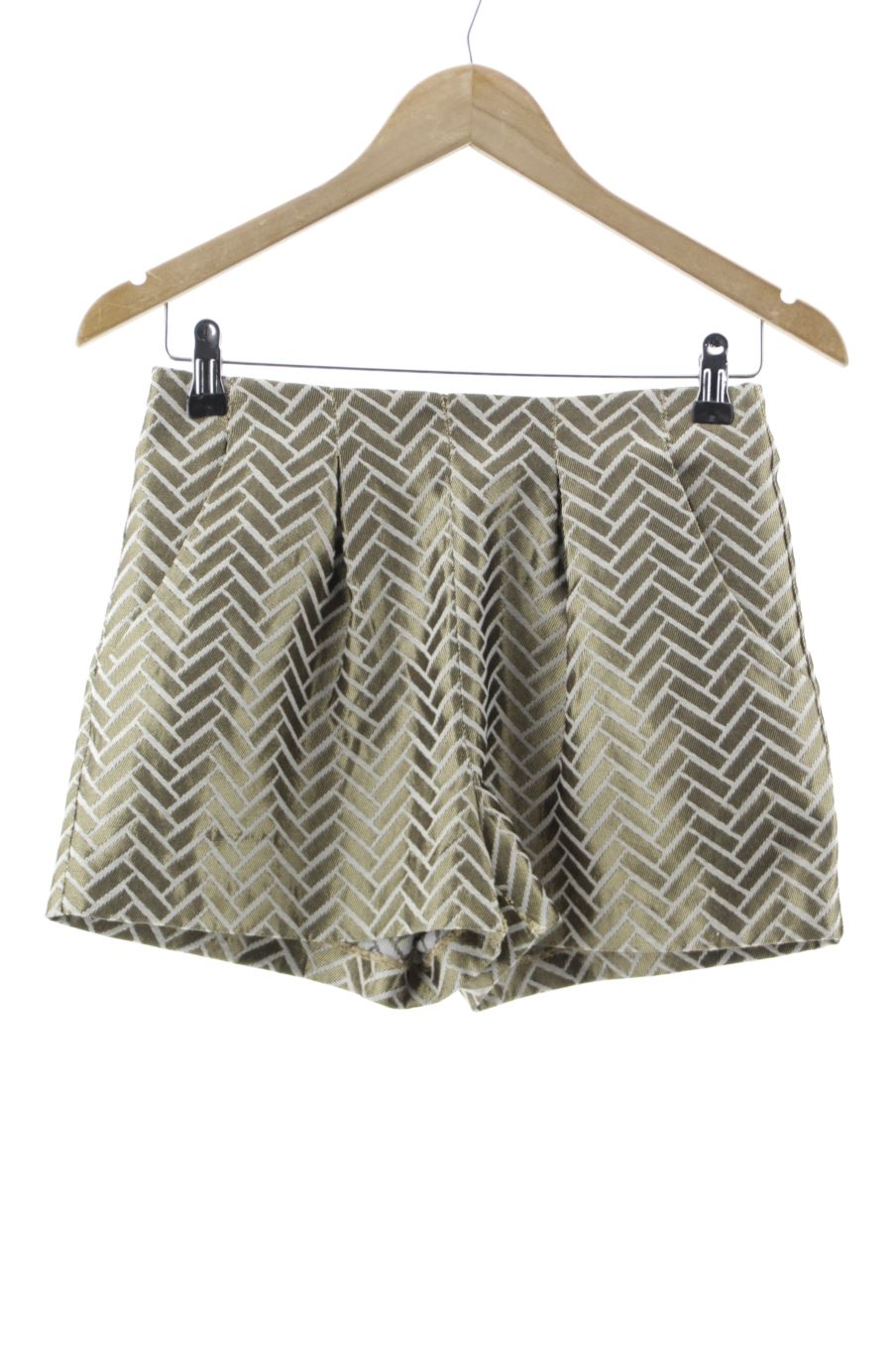 Shorts LINÚ de la taille 36, de couleur doré