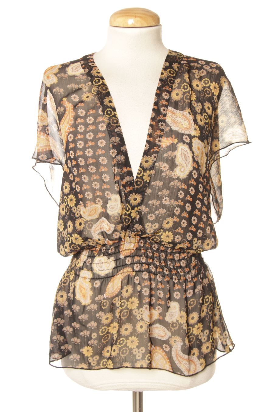 Blouse à manches courtes Pimkie de la taille M, de couleur fleurs