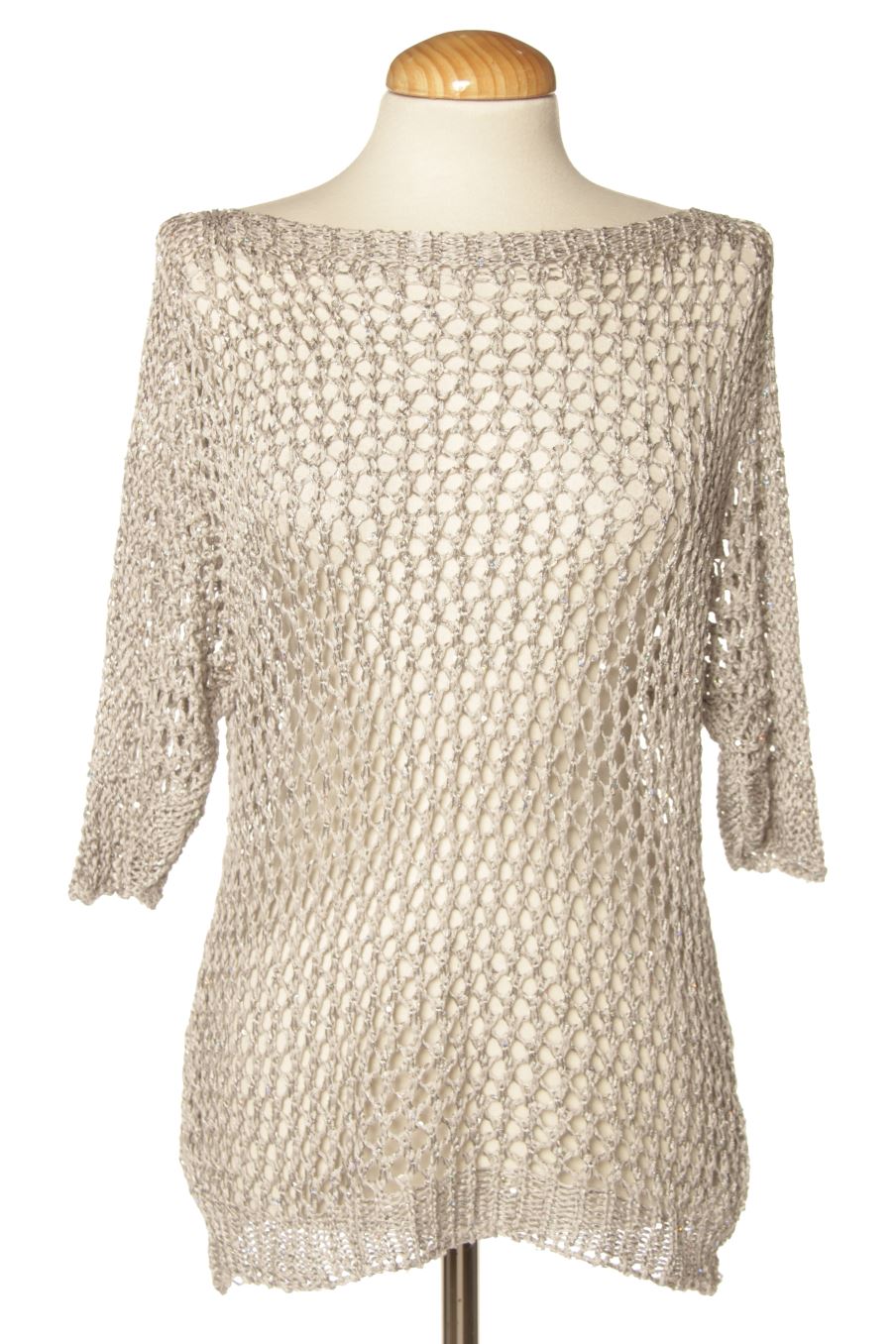 Pull Made in italy de la taille M, de couleur gris