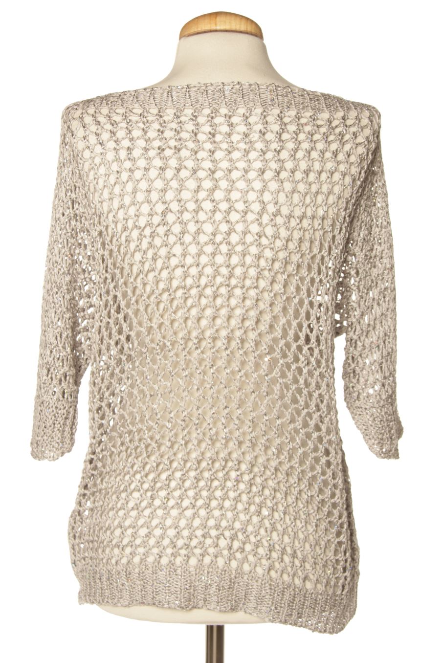 Pull Made in italy de la taille M, de couleur gris