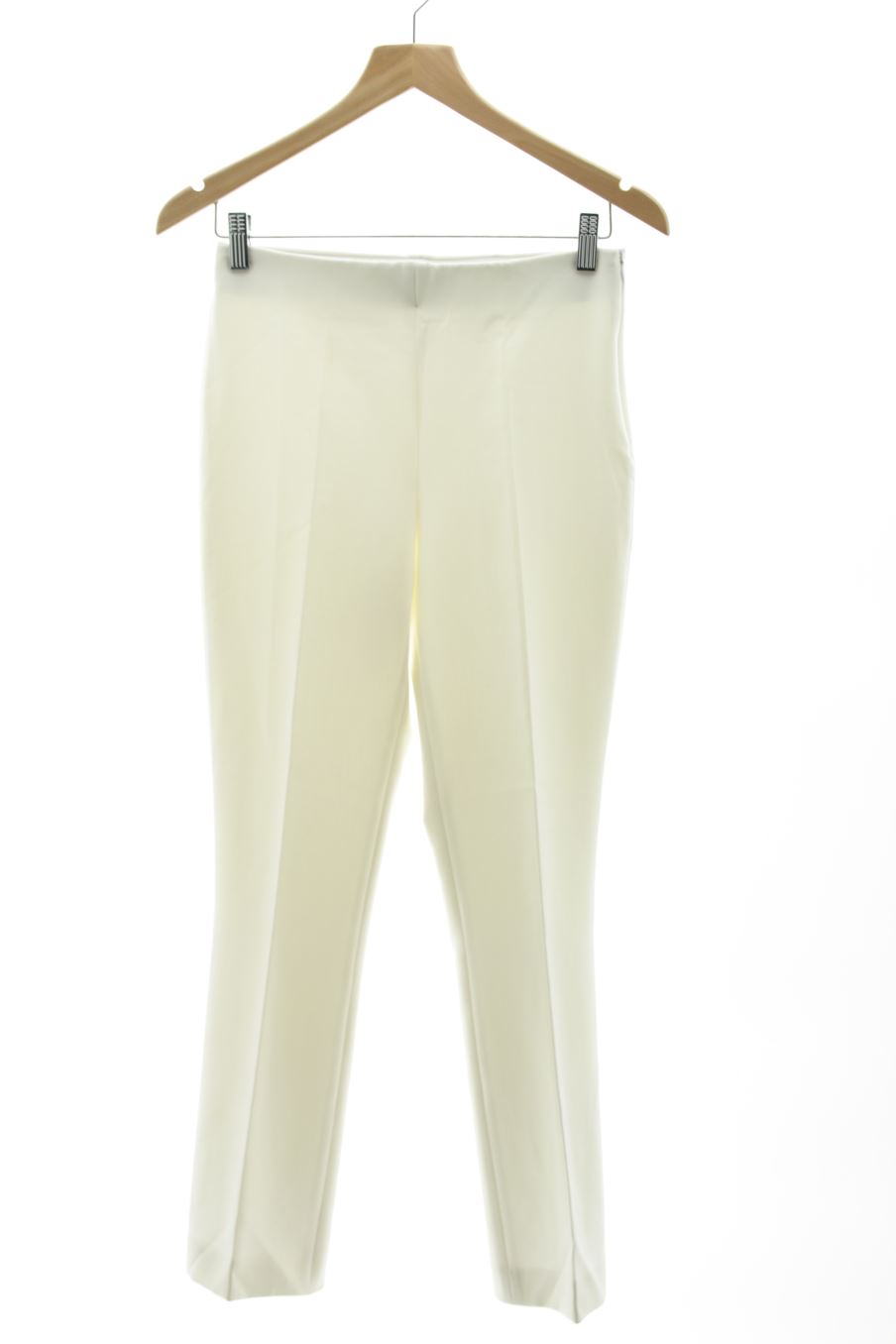 Pantalon Zara de la taille S, de couleur blanc