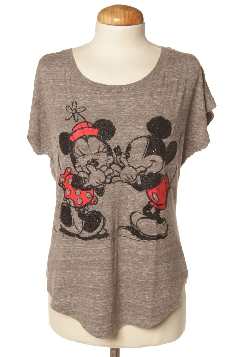 Camiseta de Disney de la talla XS, de color gris