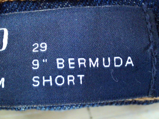 Pantalón corto de Gap de la talla 38, de color azul de ropa vaquera