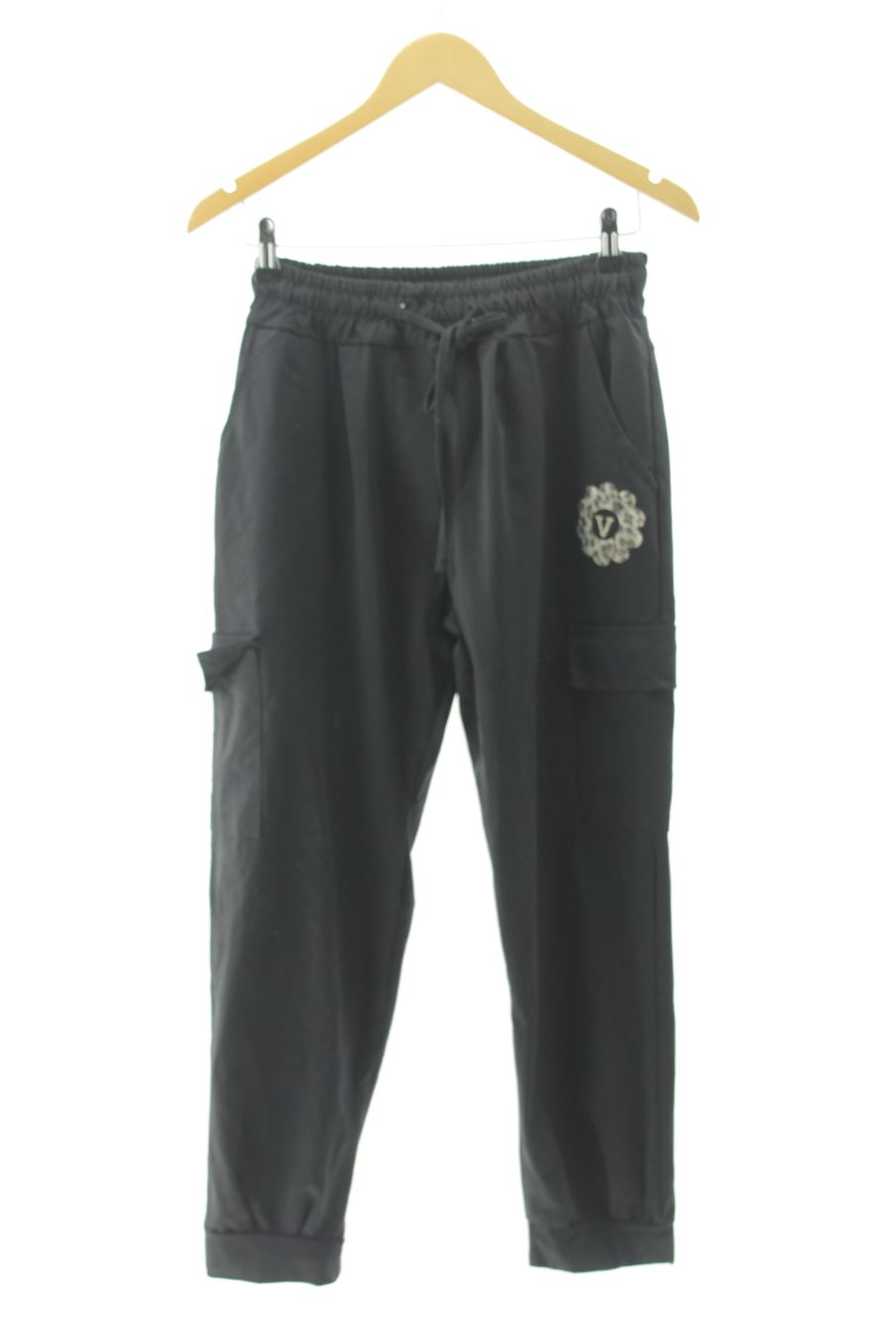 Pantalon Casual Made in italy de la taille S, de couleur noir