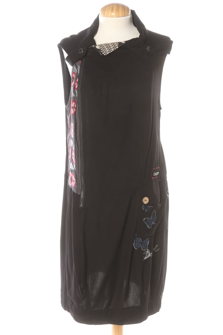 Vestido casual de Desigual de la talla 42, de color negro