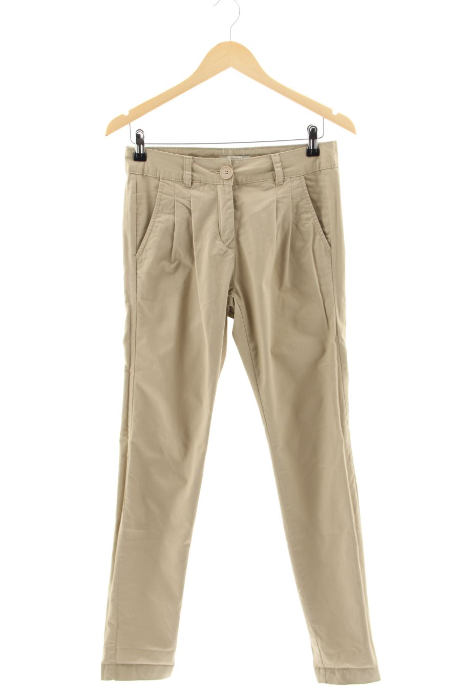 Hose von Bershka Größe 32, Farbe Beige, für
