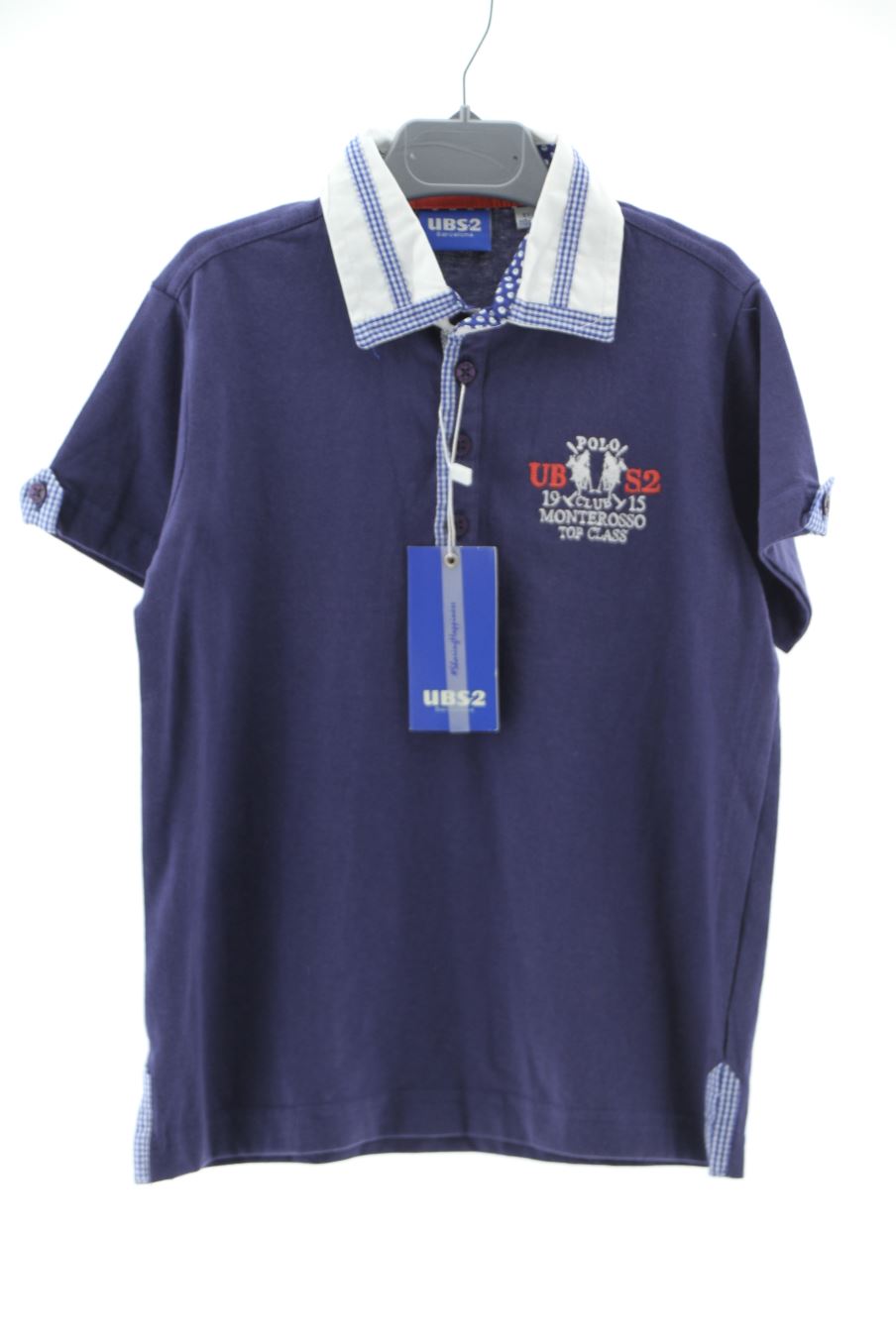 Polo  UBS2 de la taille 5 ans avec une étiquette