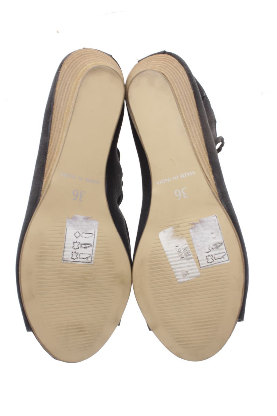 Sandalias planas de San Marina de la talla 36, de color negro de