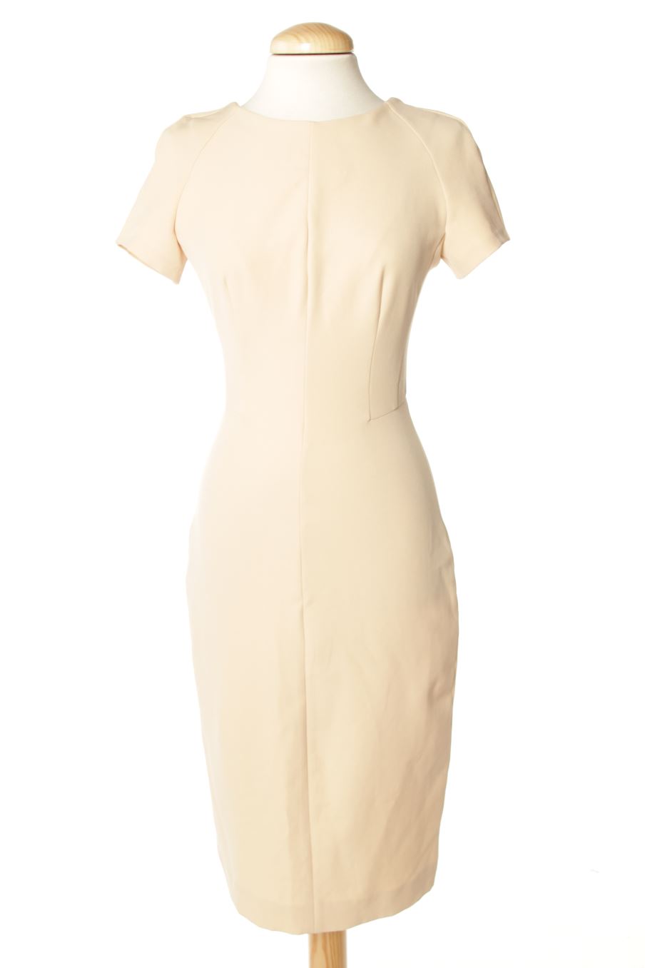 Vestido casual de Zara de la talla XS, de color beige
