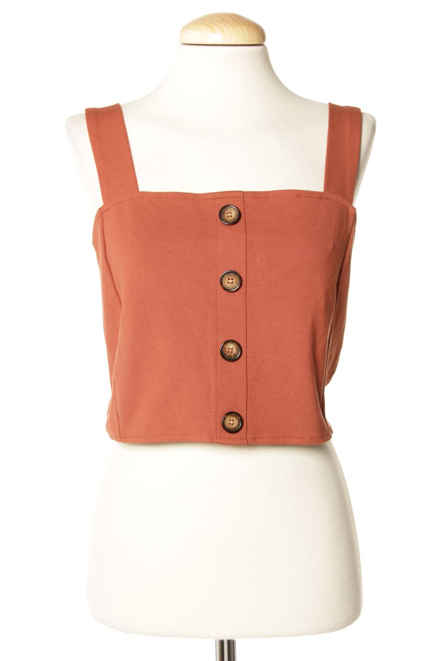 Aufwändiges Top von Pull & Bear Größe XL, Farbe Braun, für