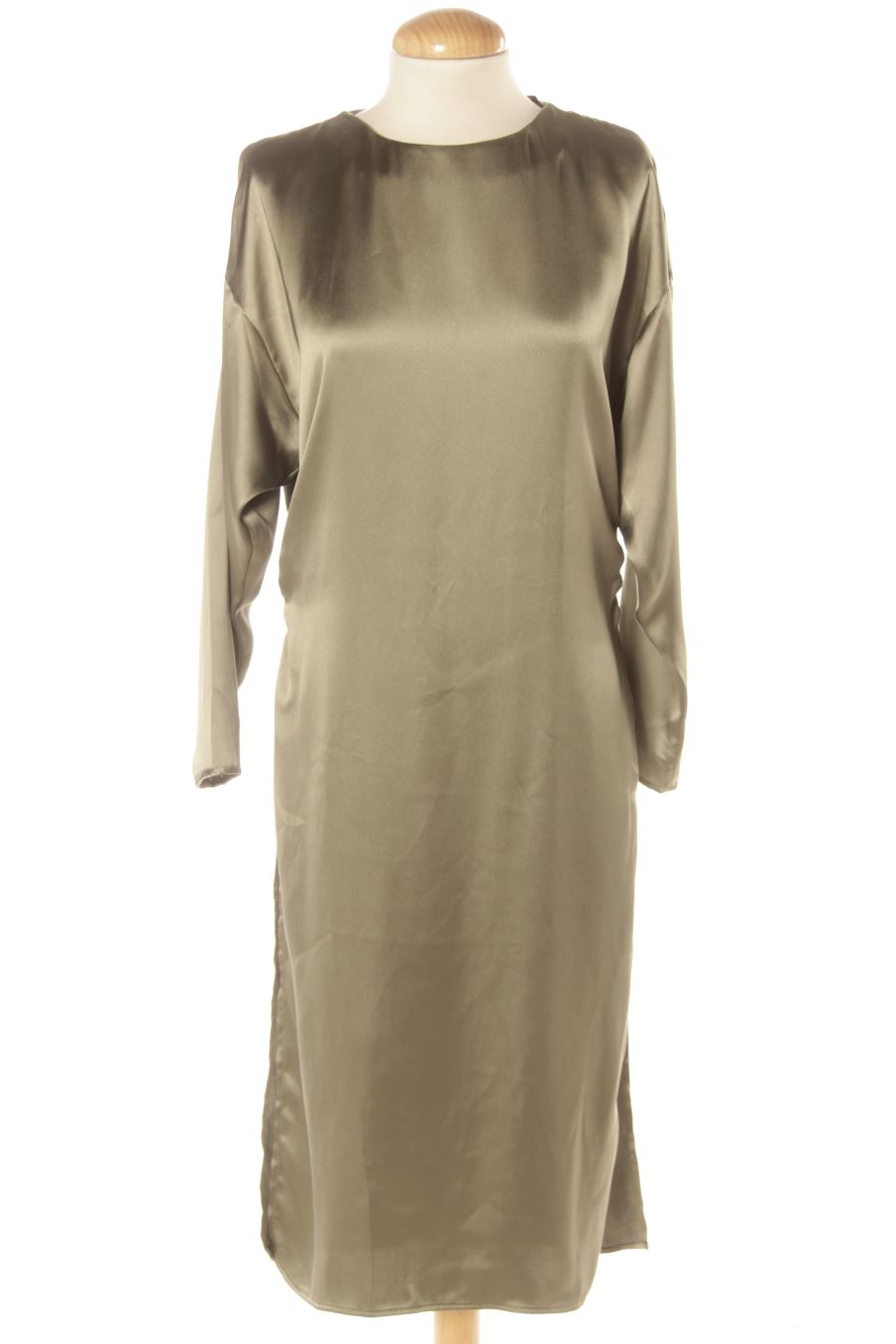 Vestito de Zara de la talla S, de color verde