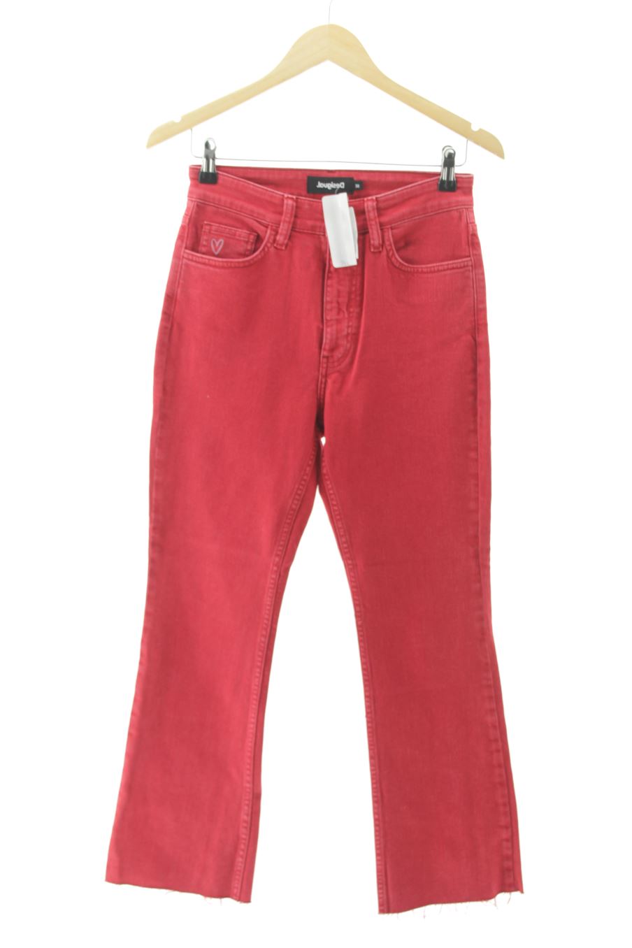 Jeans de Desigual de la talla 38, de color rosso