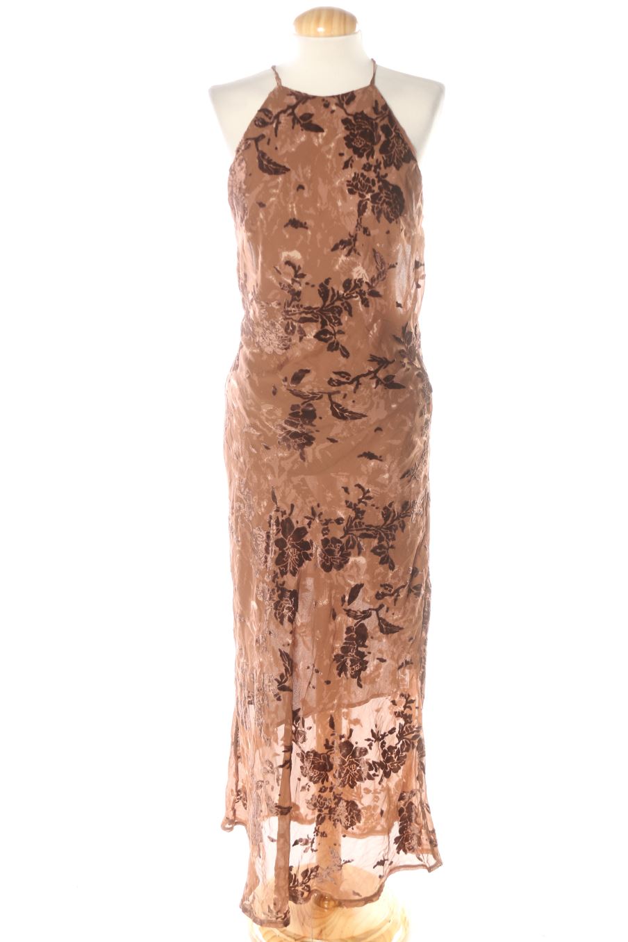 Robe Zara de la taille M, de couleur marron